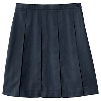 Girls 4-16 Lands' End School Uniform Below the Knee Box Pleat Skirt