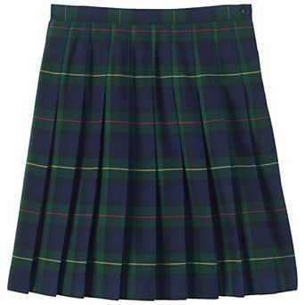 Girls 4-16 Lands' End School Uniform Below the Knee Plaid Pleated Skirt