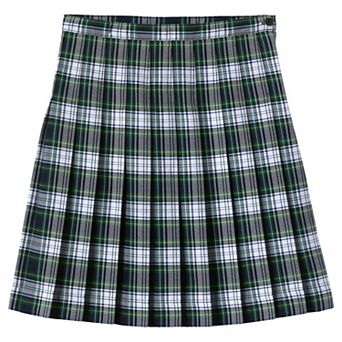 Girls 4-16 Lands' End School Uniform Below the Knee Plaid Pleated Skirt