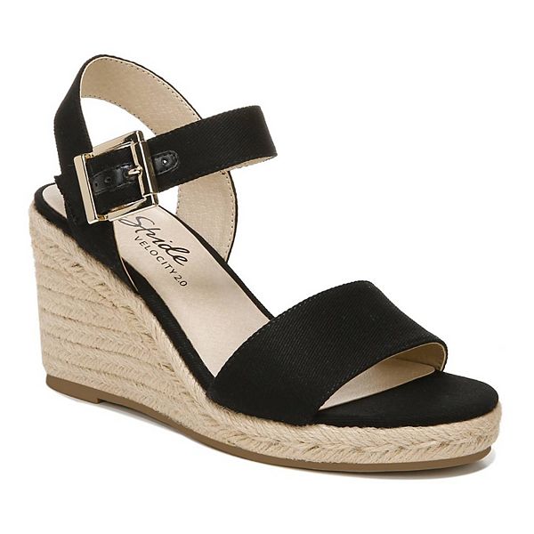 Kohls black best sale wedge sandals