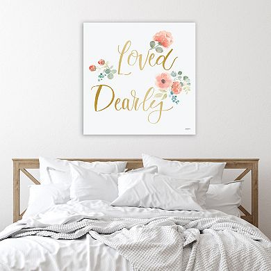 COURTSIDE MARKET Macrame Meander III Canvas Wall Art