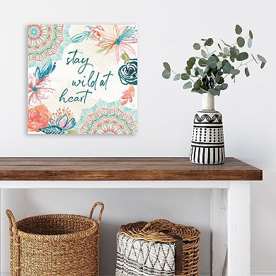 COURTSIDE MARKET Macrame Meander II Canvas Wall Art