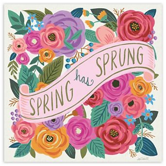 COURTSIDE MARKET Spring Has Sprung I Canvas Wall Art