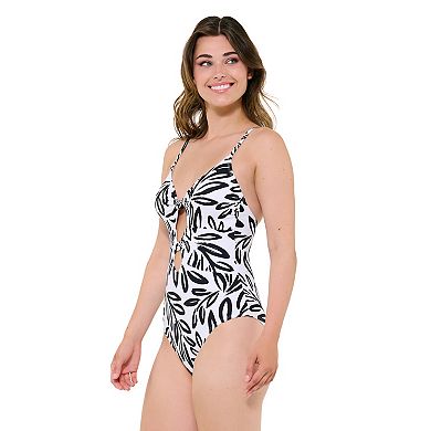 Women's Freshwater Cutout Knotted One-Piece Swimsuit