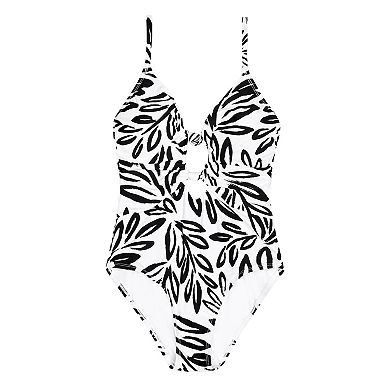 Women's Freshwater Cutout Knotted One-Piece Swimsuit