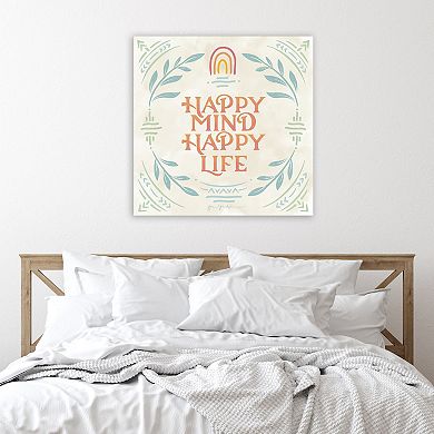 COURTSIDE MARKET Heart And MInd II Canvas Wall Art