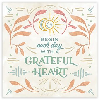 COURTSIDE MARKET Heart And Mind I Canvas Wall Art