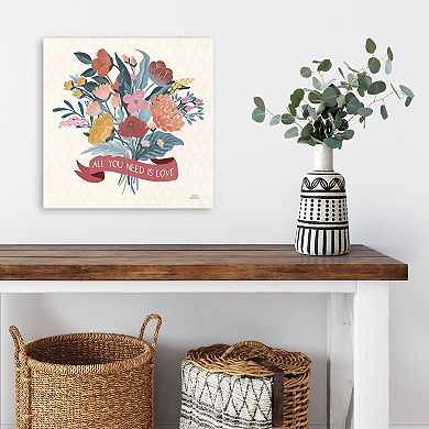 COURTSIDE MARKET Love Letters X Canvas Wall Art