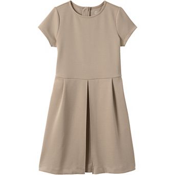 Girls 7-16 Lands' End School Uniform Short Sleeve Ponte Dress