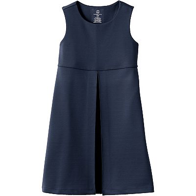 Girls 2-16 Lands' End School Uniform Ponte Pleat Jumper