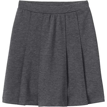 Girls 4-16 Lands' End School Uniform Ponte Pleat Skirt