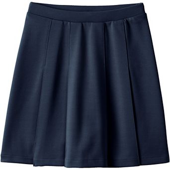 Girls 4-16 Lands' End School Uniform Ponte Pleat Skirt