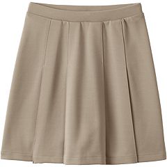 Girls Black Ponte School Skirt