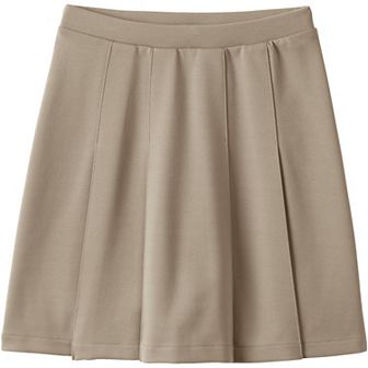 Girls 4-16 Lands' End School Uniform Ponte Pleat Skirt