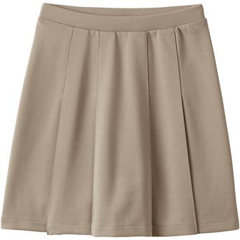 Girls 4-16 Lands' End School Uniform Ponte Pleat Skirt