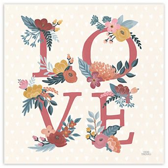 COURTSIDE MARKET Love Letters VII Canvas Wall Art