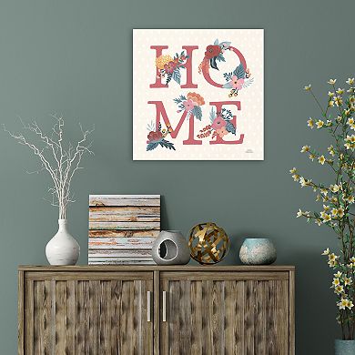 COURTSIDE MARKET Love Letters IX Canvas Wall Art