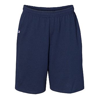 Russell Athletic Essential Jersey Cotton Shorts With Pockets