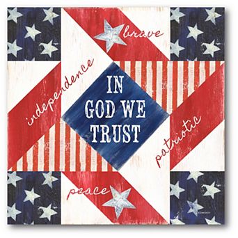 Courtside Market Patriotic Canvas Wall Art