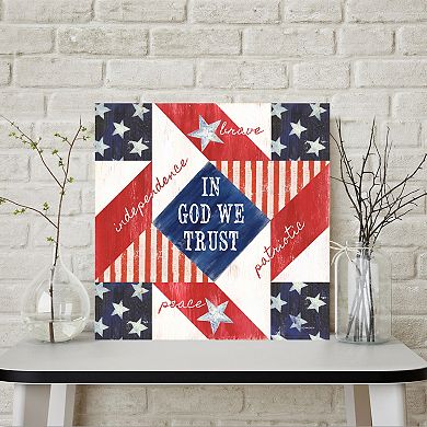 Courtside Market Patriotic Canvas Wall Art