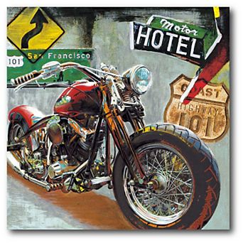 COURTSIDE MARKET Highway 101 Canvas Wall Art