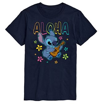 Disney's Lilo and Stitch Big & Tall Aloha Stitch Graphic Tee