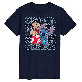 Disney's Lilo and Stitch Big & Tall Ohana Graphic Tee