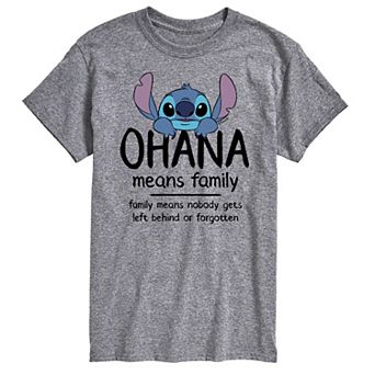 Disney's Lilo and Stitch Big & Tall Ohana Means Family Graphic Tee