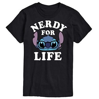 Disney's Lilo and Stitch Big & Tall Nerdy For Life Graphic Tee