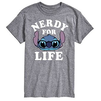 Disney's Lilo and Stitch Big & Tall Nerdy For Life Graphic Tee