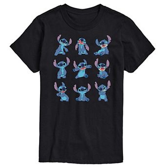 Disney's Lilo and Stitch Big & Tall Pose Grid Graphic Tee