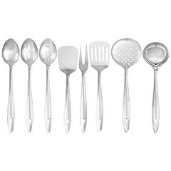 Lux Decor Collection Cooking Utensils Set Kitchen Accessories - Nylon  Cookware Set - Kitchen Gadget Tools of Gray 23 Pieces Kitchen Starter Set
