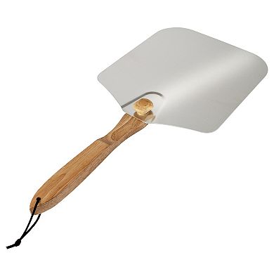 Old Stone Pizza Peel With Collapsible Wooden Handle