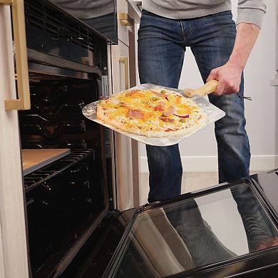 Old Stone Foldable Pizza Peel With Folding Handle