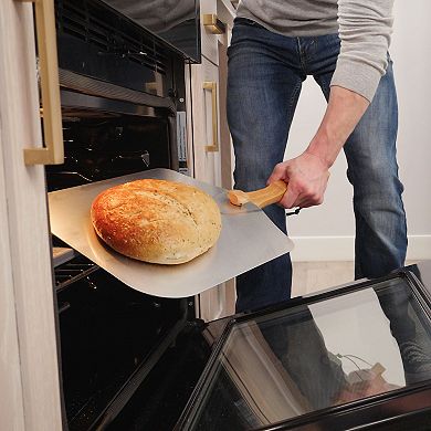 Old Stone Foldable Pizza Peel With Folding Handle