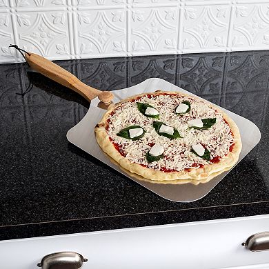 Old Stone Foldable Pizza Peel With Folding Handle