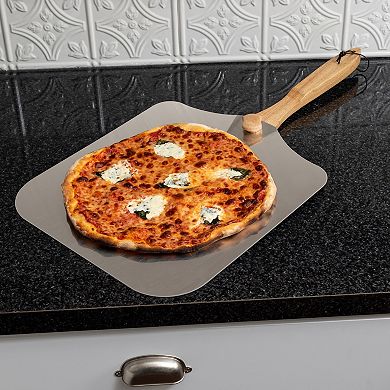 Old Stone Foldable Pizza Peel With Folding Handle