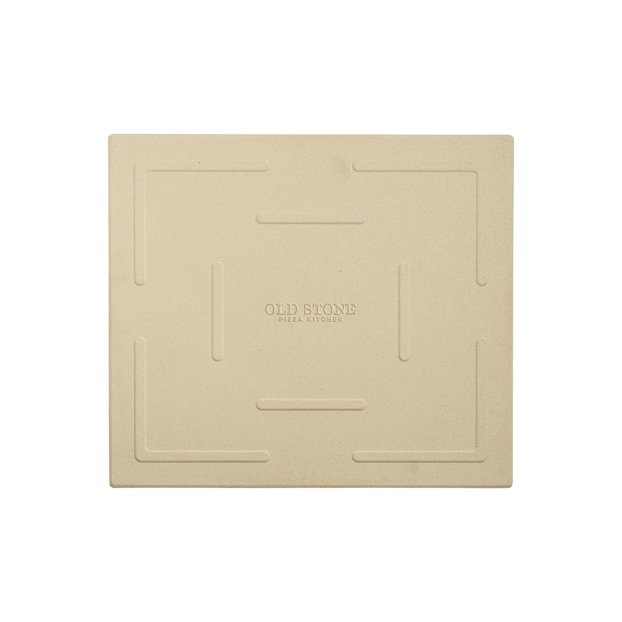 Old Stone Rectangle 14 in. x 16 in. Pizza Stone, Brown