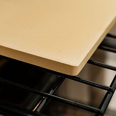 Old Stone Rectangle 14 in. x 16 in. Pizza Stone