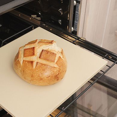 Old Stone Rectangle 14 in. x 16 in. Pizza Stone