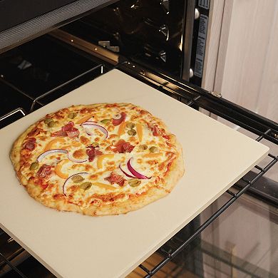 Old Stone Rectangle 14 in. x 16 in. Pizza Stone