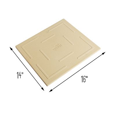 Old Stone Rectangle 14 in. x 16 in. Pizza Stone