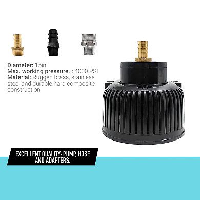 Submersible Pool Cover Pump Heavy Duty 850 Gph Max Flow