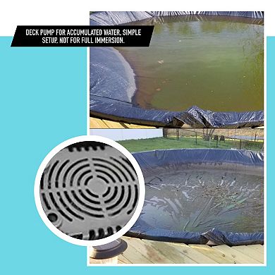 Submersible Pool Cover Pump Heavy Duty 850 Gph Max Flow