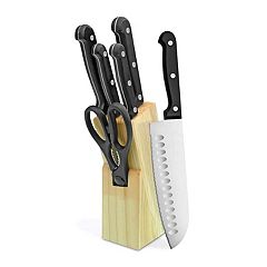 Ginsu Chikara Series 19 Piece Cutlery Set with Bamboo Block