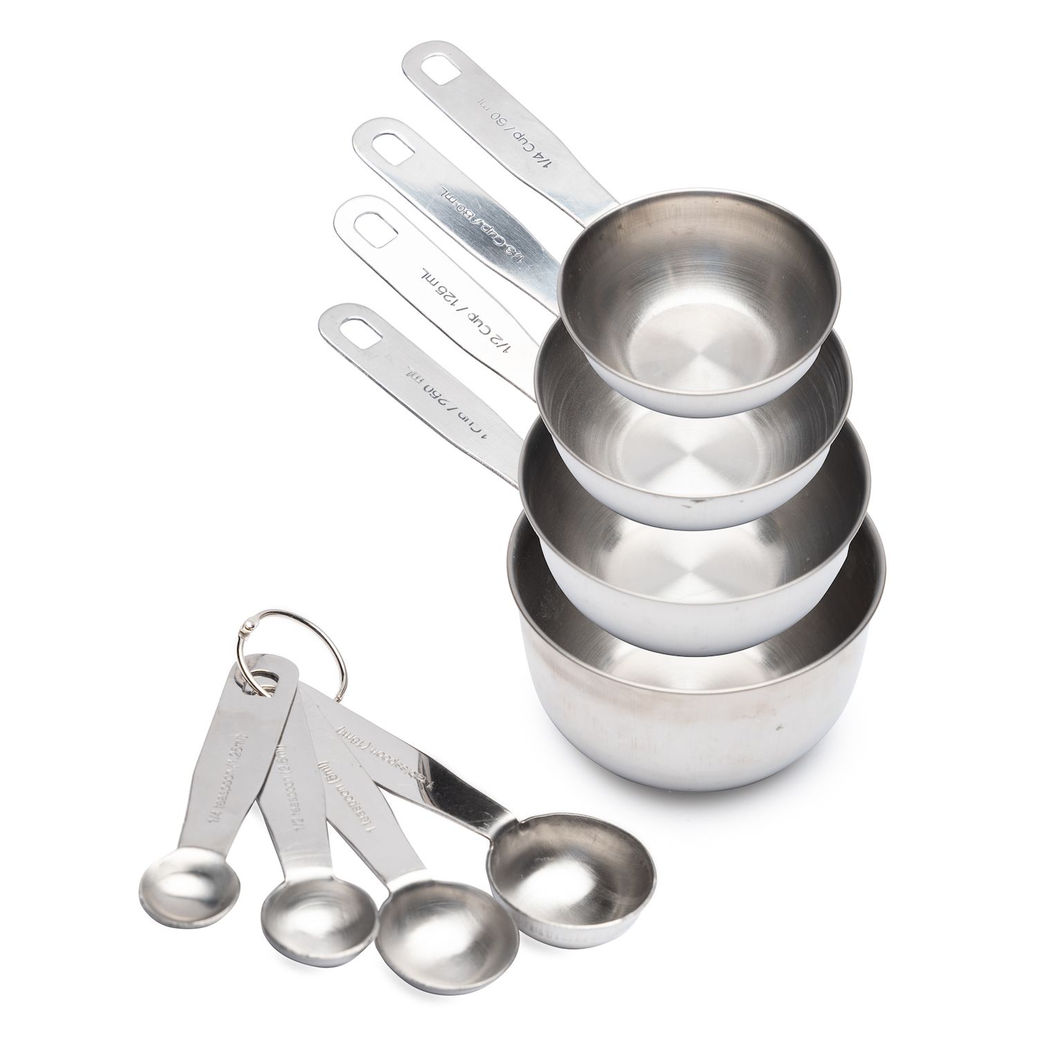 Tasty 10 Piece Measuring Cups and Spoons Set with Pour Spouts, Dishwasher  Safe, Multicolor 