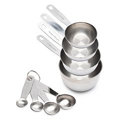 Durable Measuring Spoons Nesting Measuring Spoons Accurate Stainless Steel Measuring  Spoon Set for Baking Cooking 7pcs