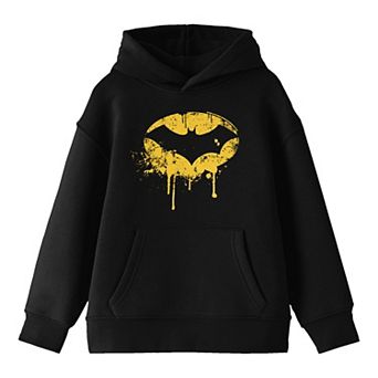 Boys 8-20 DC Comics Batman Distressed Batsignal Graphic Hoodie
