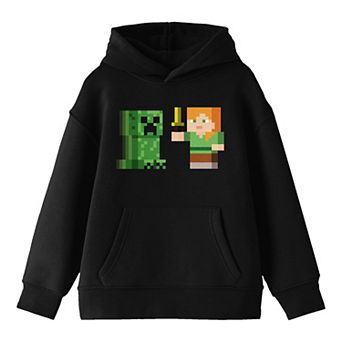 Boys 8-20 Minecraft Alex Vs. Creeper Graphic Hoodie