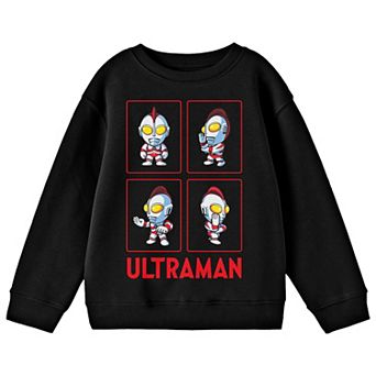 Boys 8-20 Ultraman Chibi Characters Long Sleeve Graphic Tee